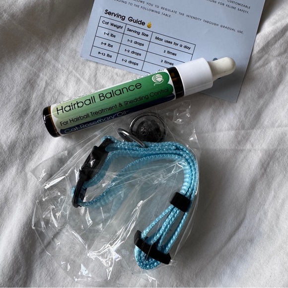 Essential Oil Lava rock Cat Calming Collar for cat - Picture 4 of 5